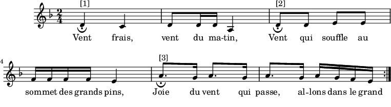 Vent Frais Partition